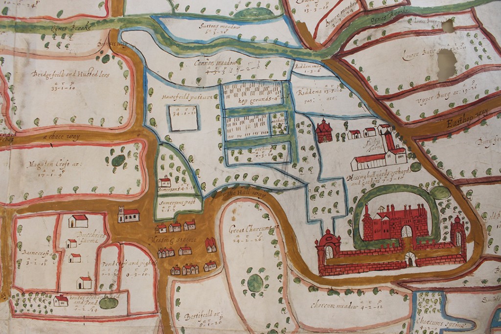 Map of Messing, 1650