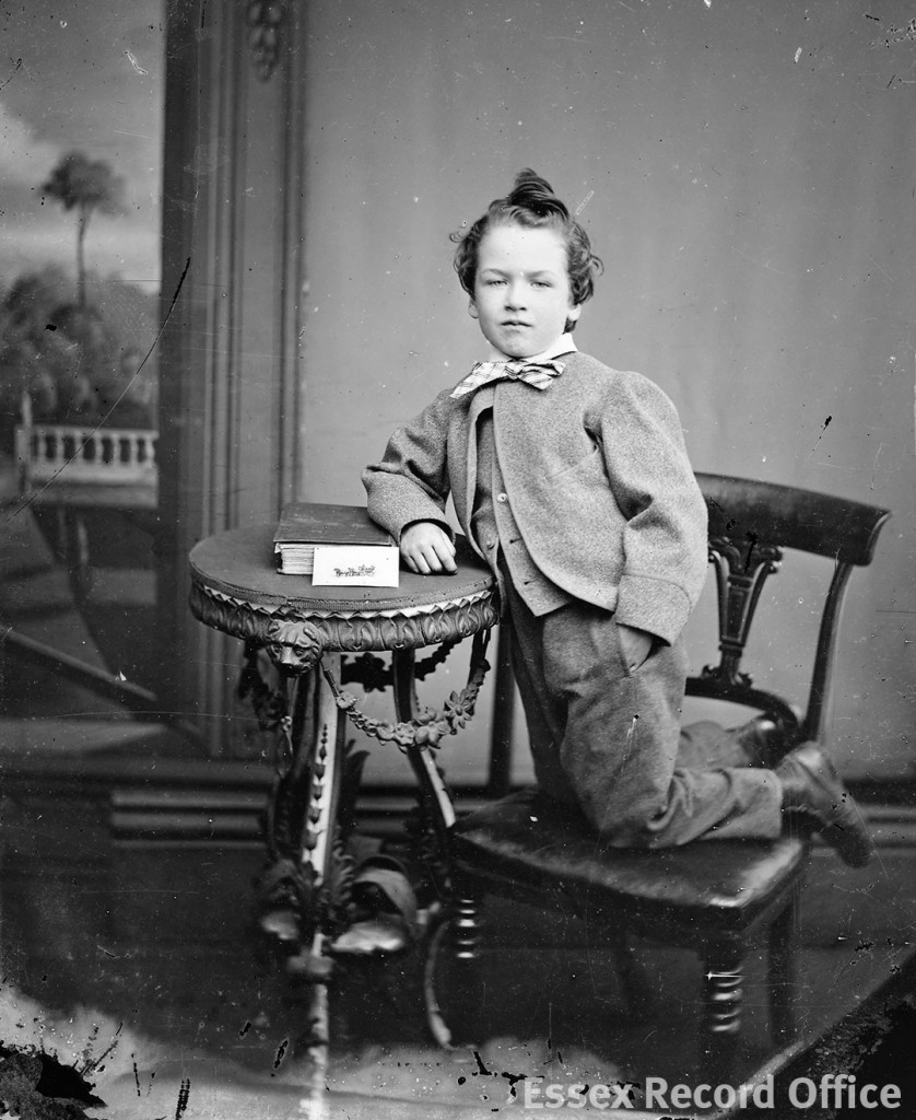 Fred Spalding junior, photographed in his father’s studio in Tindal Square in the mid-1860s. (D/F 269/1/3719)