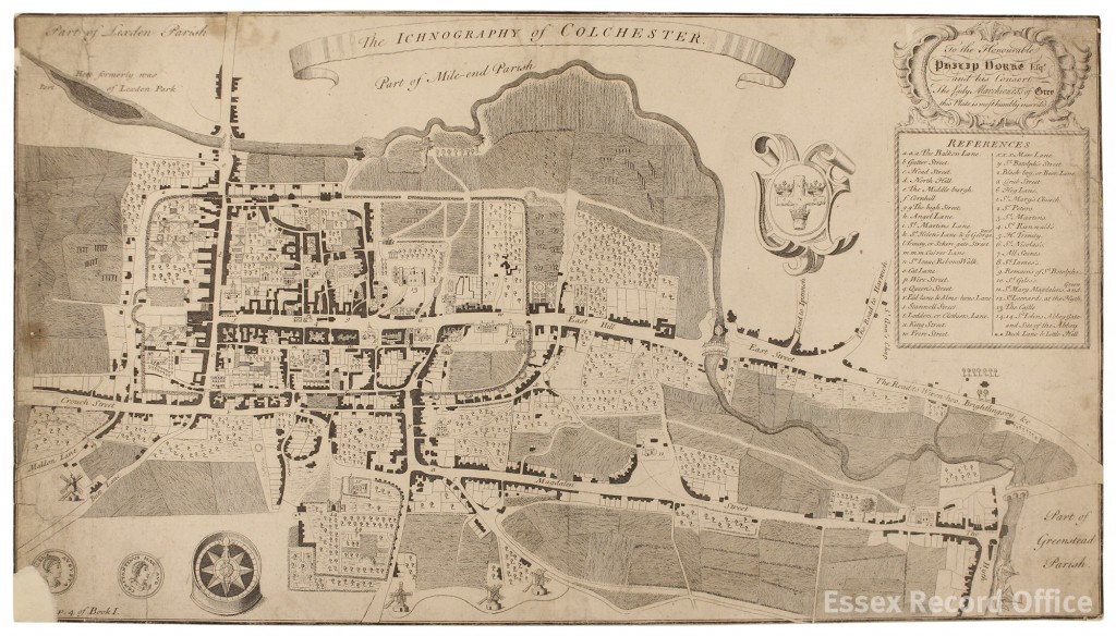 James Deane’s plan of Colchester, c.1748 (MAP/CM/25/1)