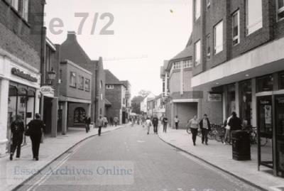Black and white image of Culver Street, Colchester