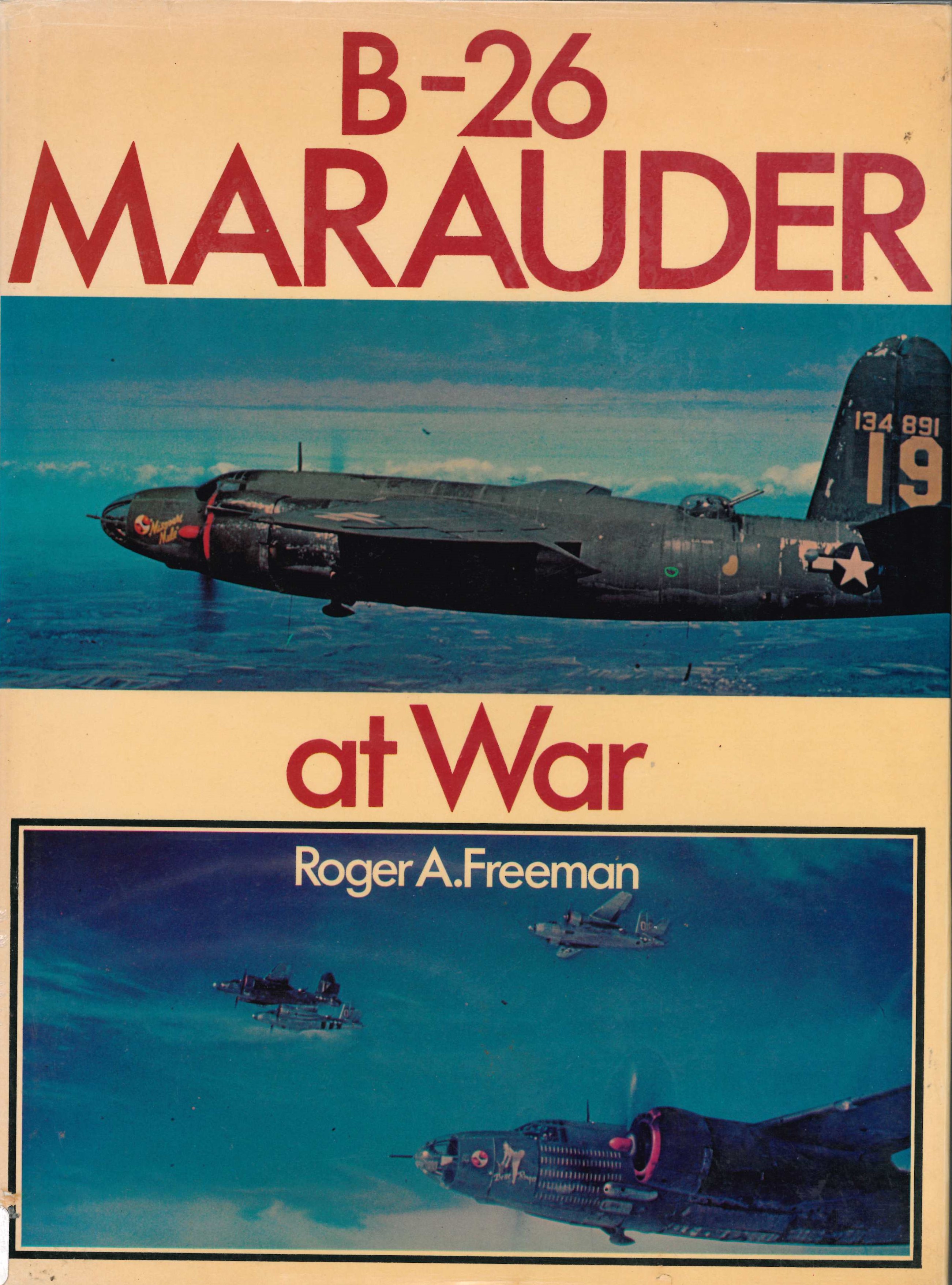 Cover of publication called B-26 Marauder at war by Roger Freeman